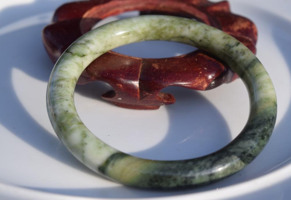 Natural Jade Bangle Bracelet
