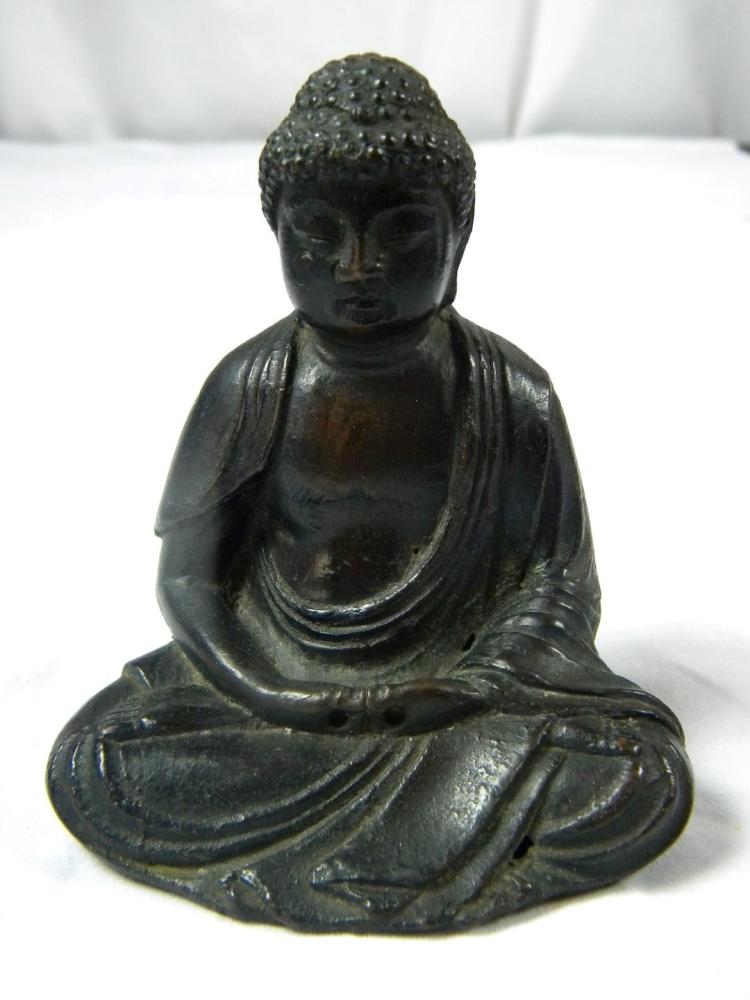 Antique Bronze Buddha Statue