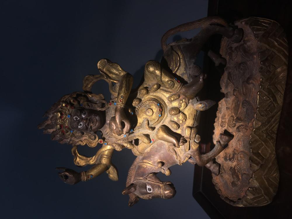Antique Bronze Buddha Statue