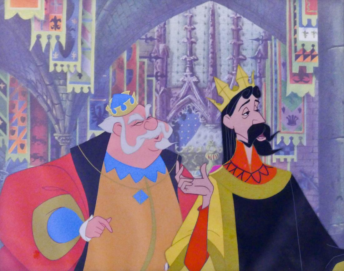 Walt Disney Sleeping Beauty 1959 Animation Cel of King