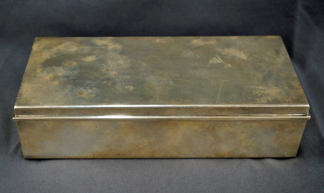 Tiffany & Co Sterling Silver Cigarette Box