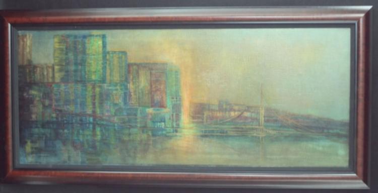 Florence Hasenflug New York Cityscape Oil Painting