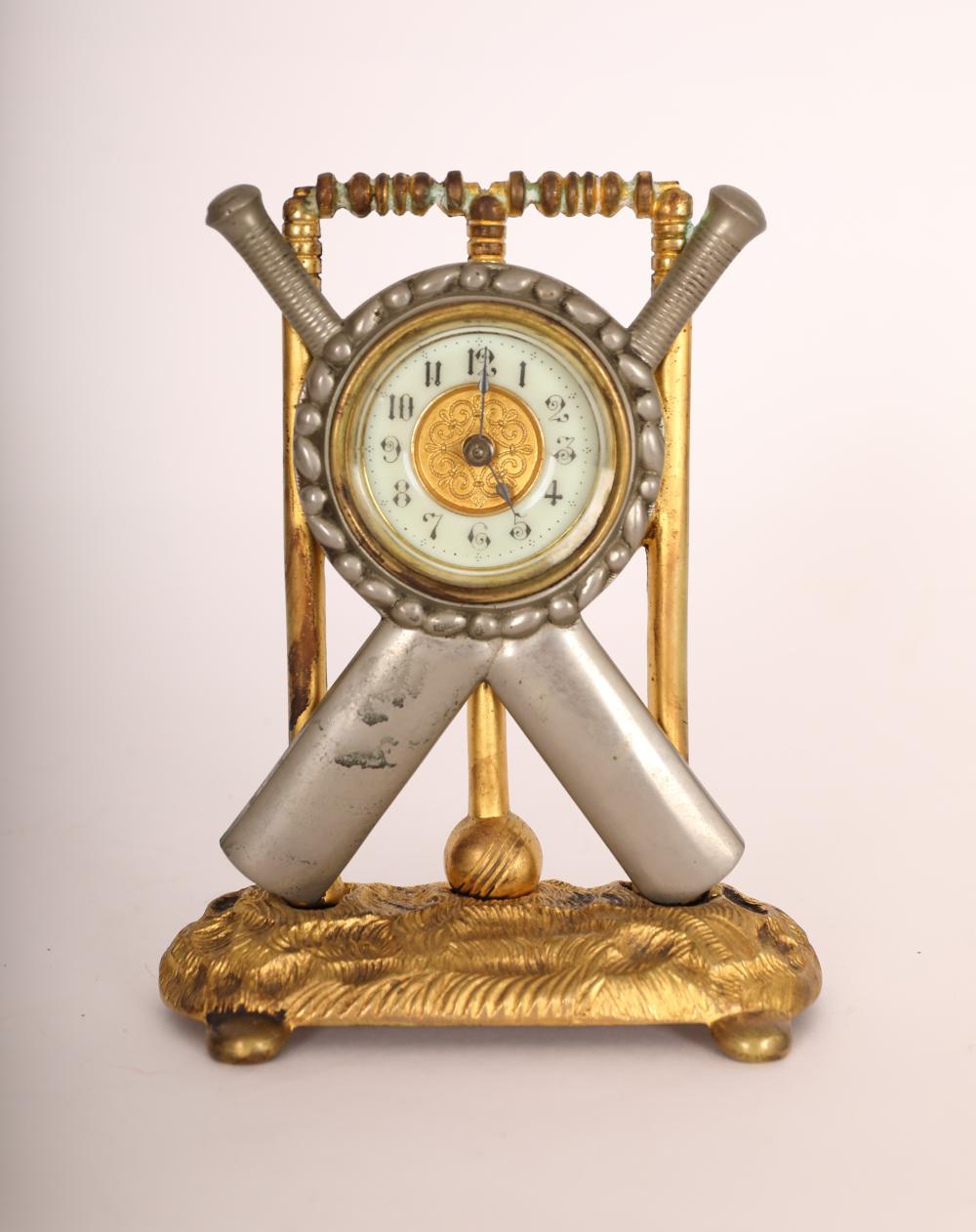 Antq British United Clock Co. Cricket Desk Clock