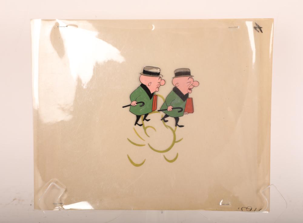 2 Pc Mr. Magoo Painted Animation Celluloids