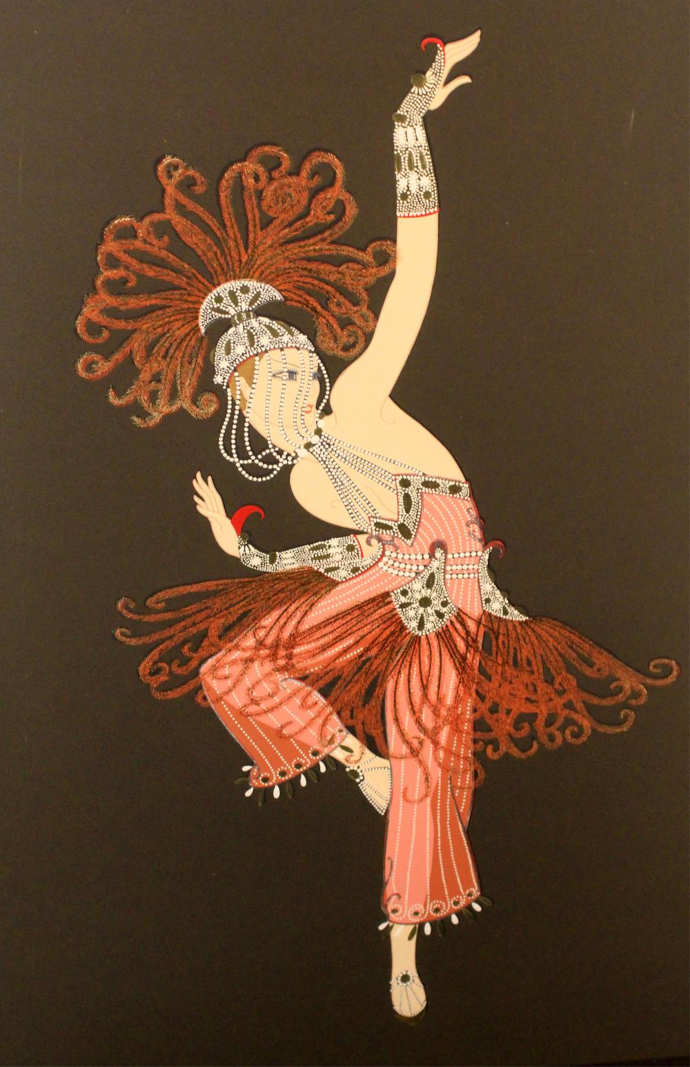 ERTE FIREBIRD LIMITED EDITION EMBOSSED SERIGRAPH