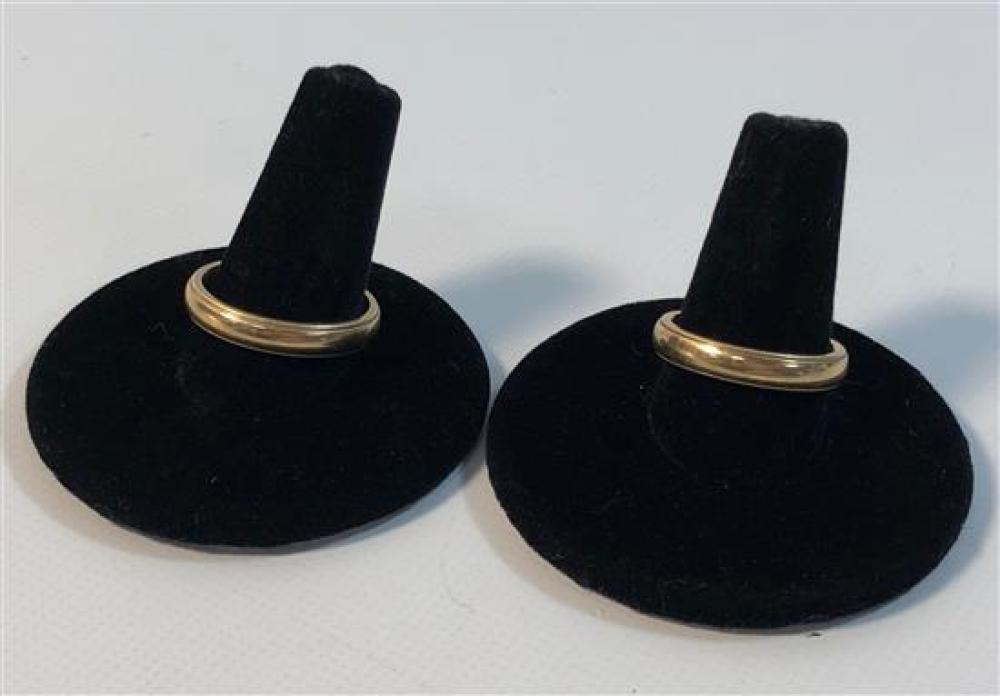 TWO 14KT GOLD RINGS