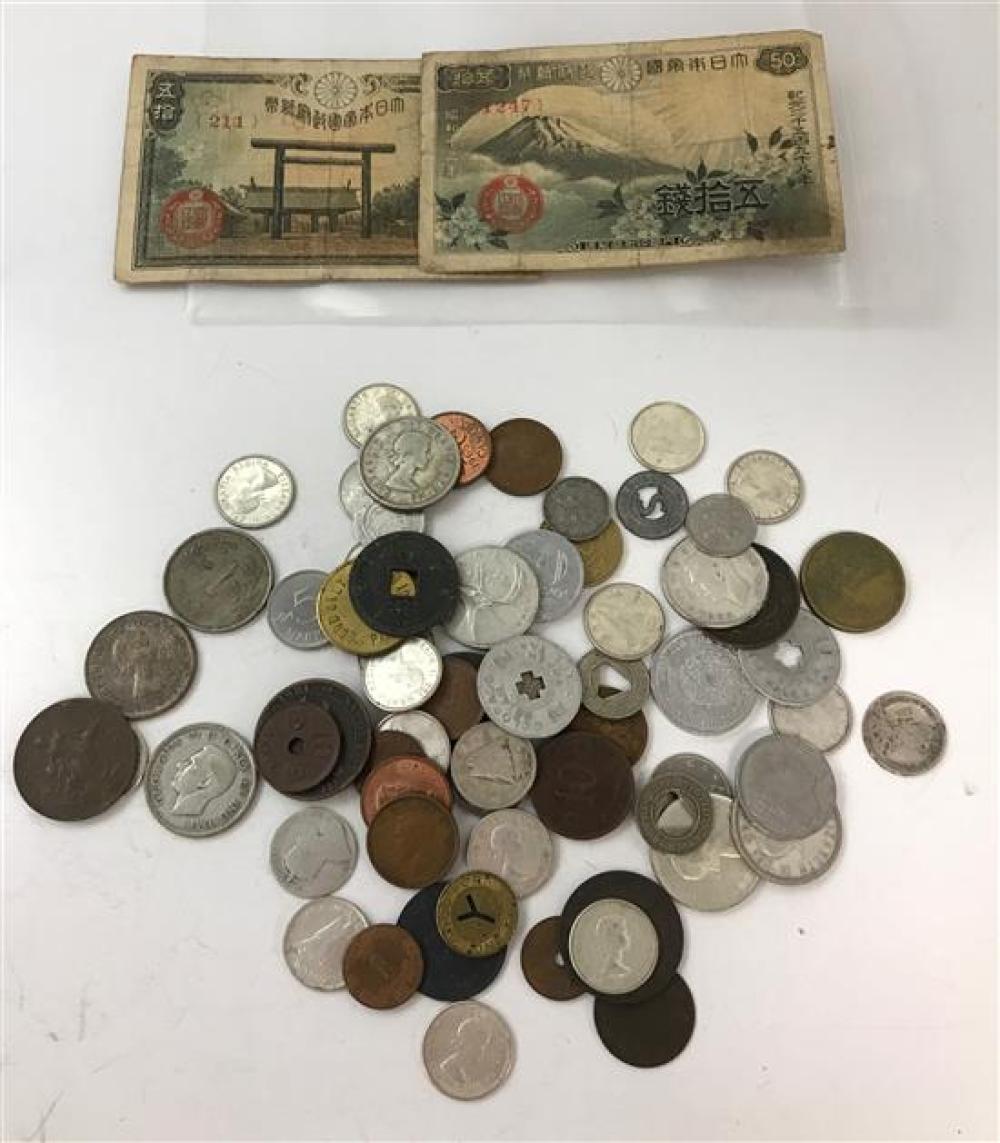 LOT TOKENS, FOREIGN COINS, AND FOREIGN CURRENCY