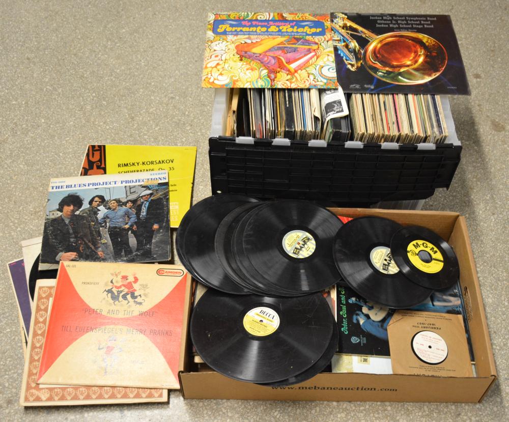 Vintage Vinyl Record Albums Estate Group Lot