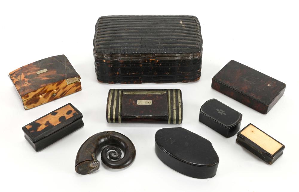 18th-19th Century Snuff Box Collectio