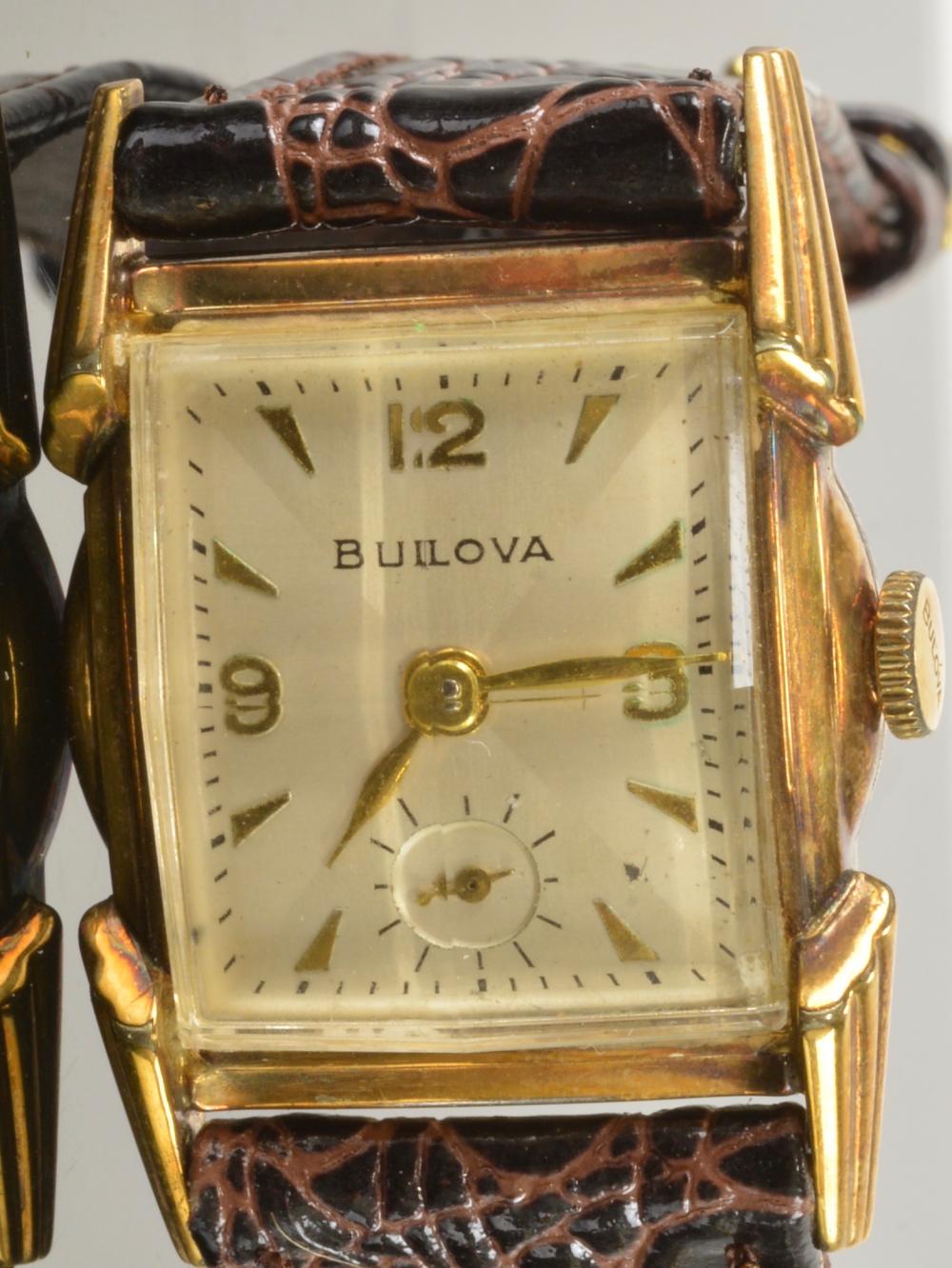 Vintage Bulova Mens Wristwatch