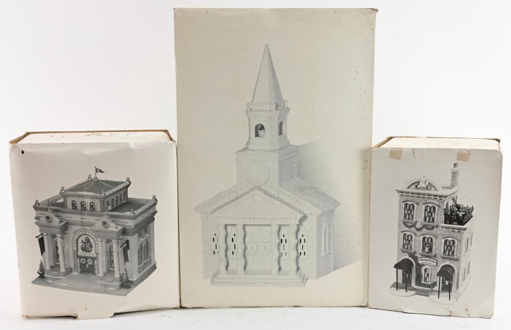 Department 56 Christmas Village Church And Buildings