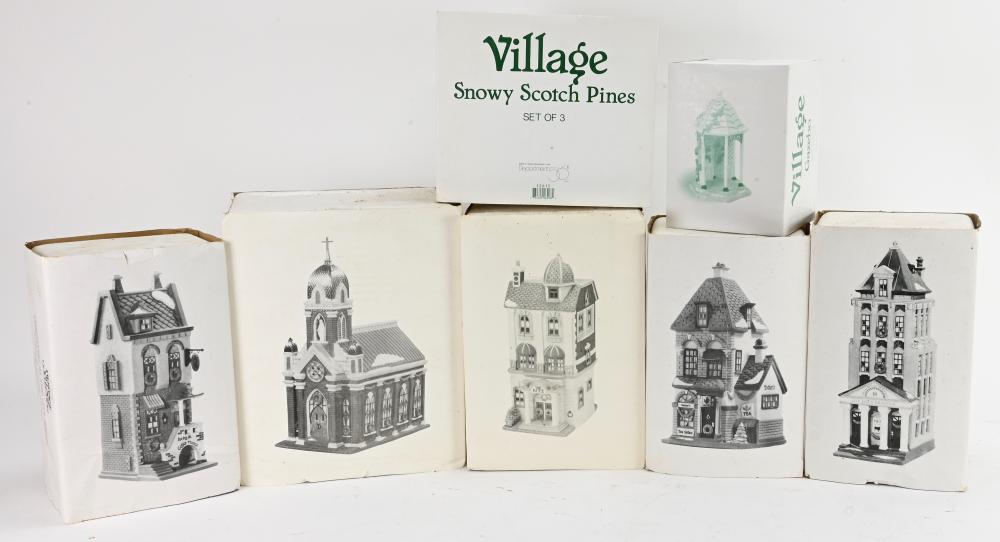 Department 56 Christmas Village Houses And Church