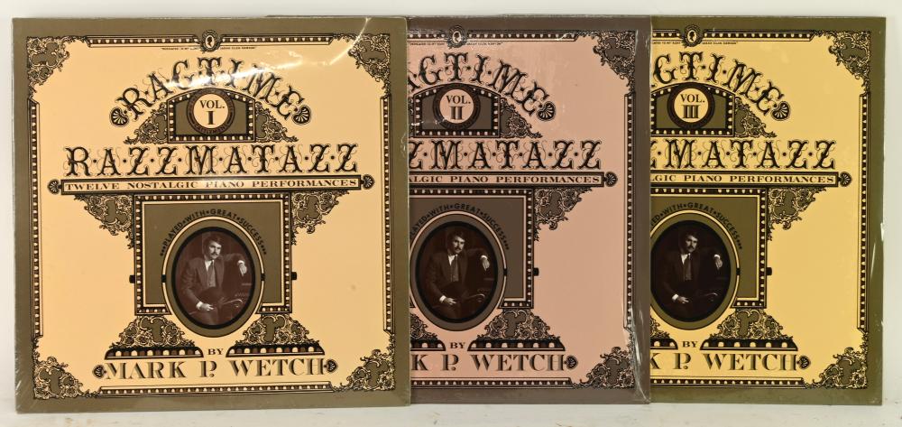 Audiophile Ragtime Razzmatazz Vol. I, Vol. II, Vol. III LP Record Collectio