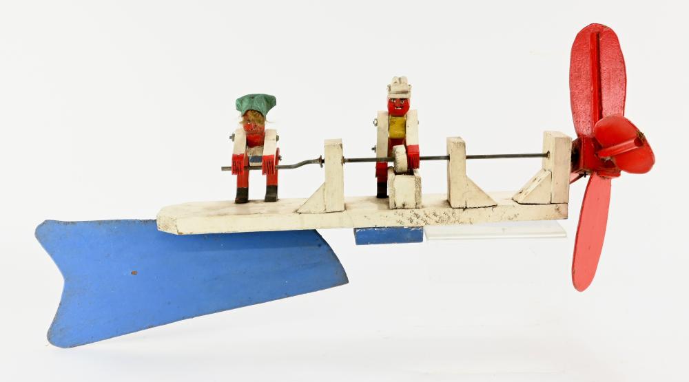 Vintage Folk Art Handmade Wind Whirligig
