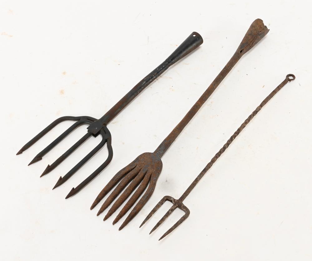 Antique Hand Forged Iron Fishing Gigs