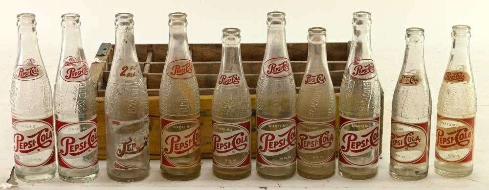 Vintage Pepsi Cola ACL Bottle Collection South Hill VA.