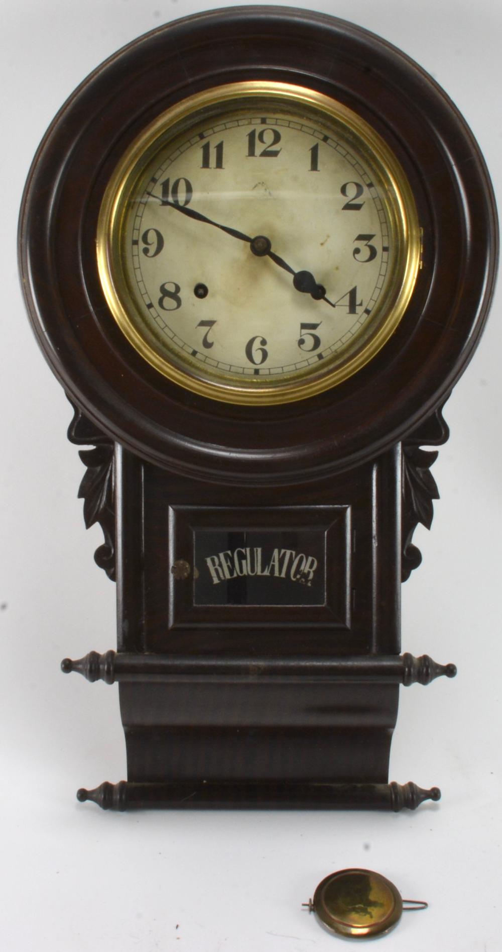 Victorian Wall Regulator Clock