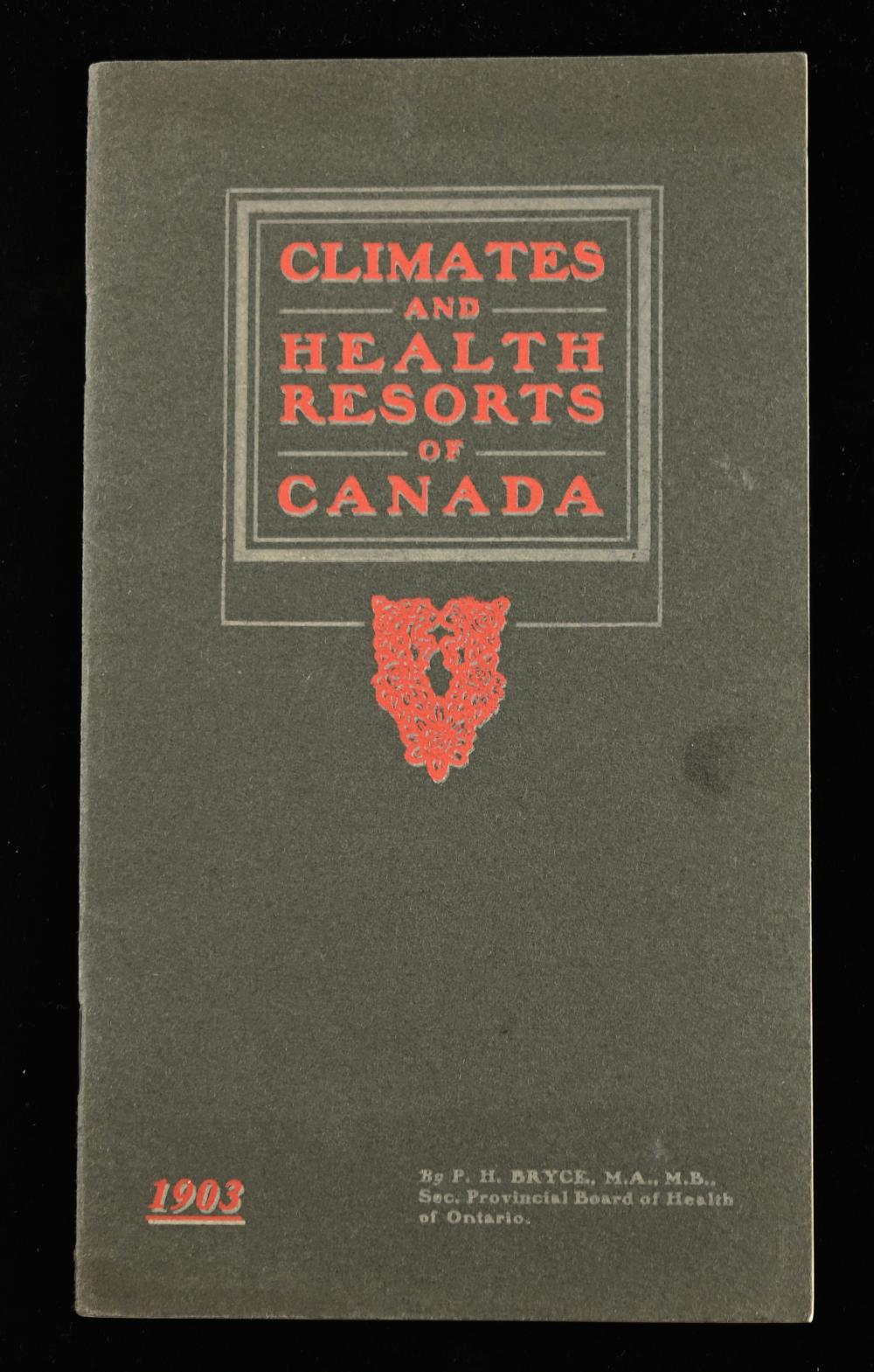 Canadian Pacific Railway Climates And Health Resorts Of Canada Guide