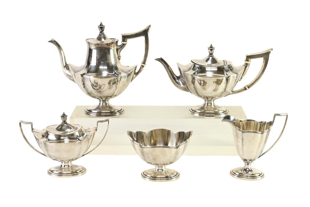 Gorham Sterling Silver 2442 Tea Service Set