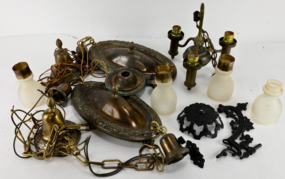 Vintage Lighting Fixture Estate Collectio