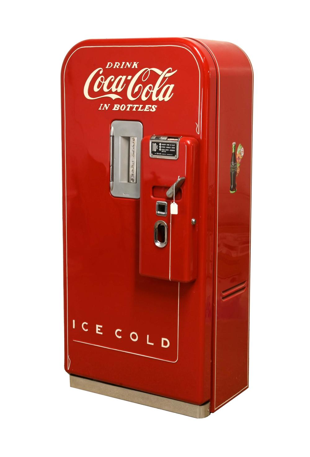 Restored Coca Cola Vendo F39B Coin Operated Machine