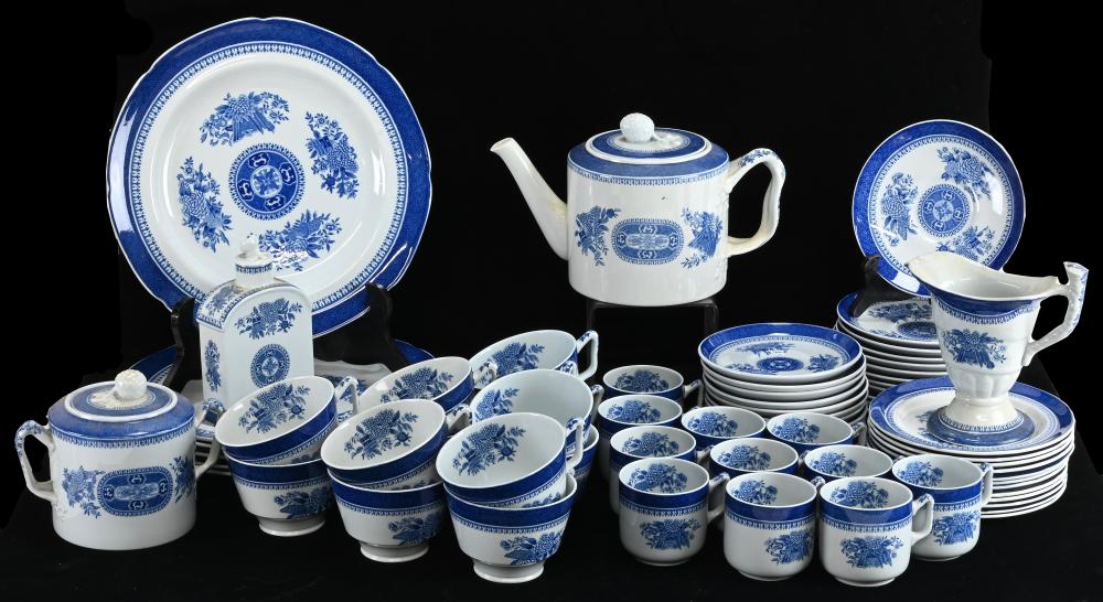 Copeland Spode England Blue Fitzhugh Dinnerware China