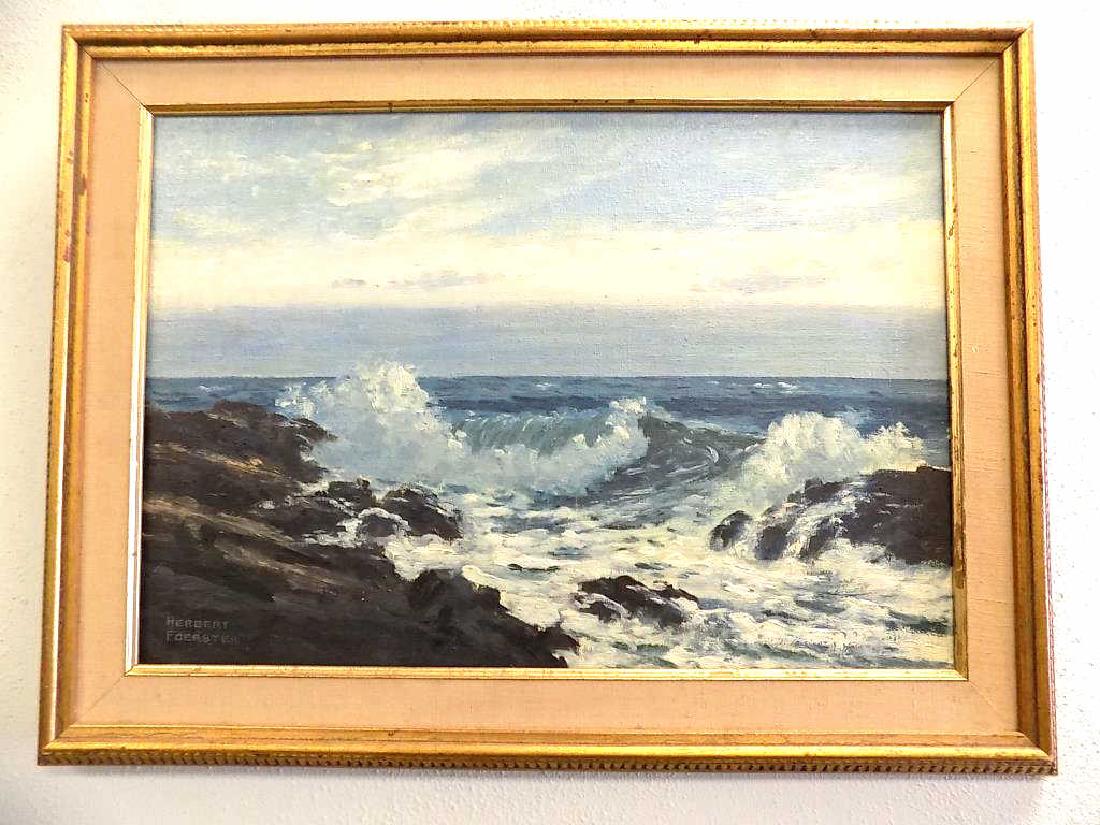 HERBERT FOERSTER - MAINE COAST PAINTING Herbert