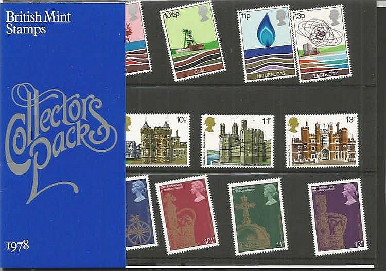 Stamp Collection 3. Red Yearbook Album containing two large Royal Mail Min