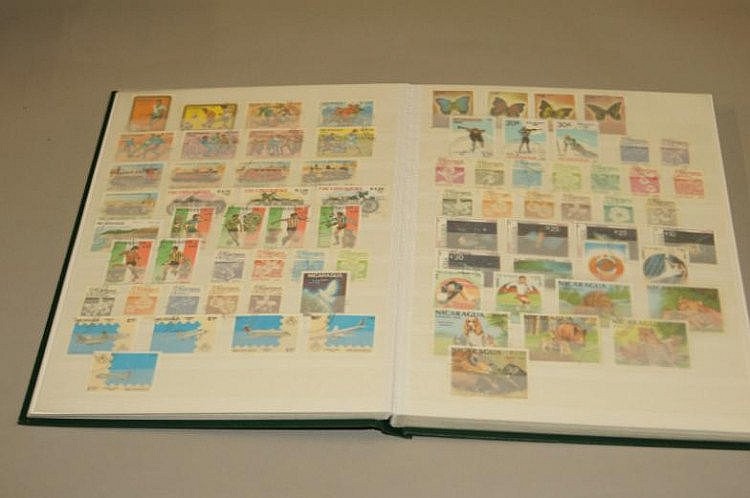 A stamp stock book, containing stamps of Norway,