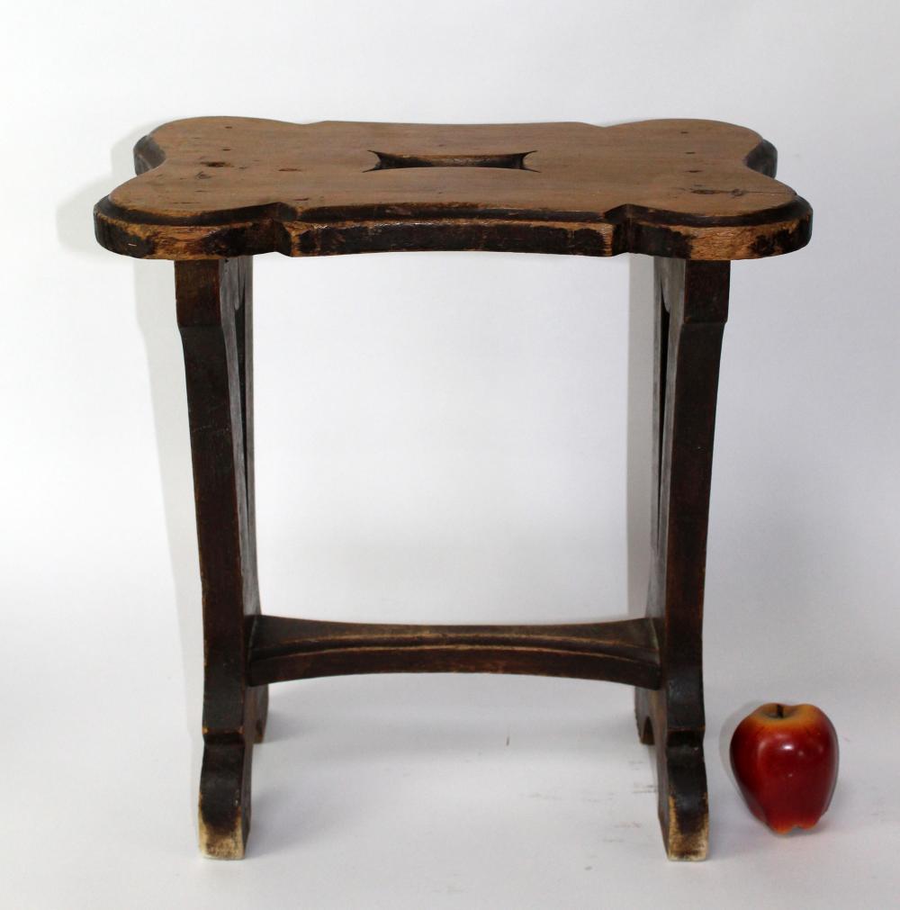 French provincial rustic stool