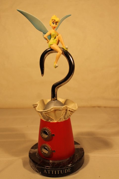 Bill Toma's Bronze Statue of Tinker bell on Hook