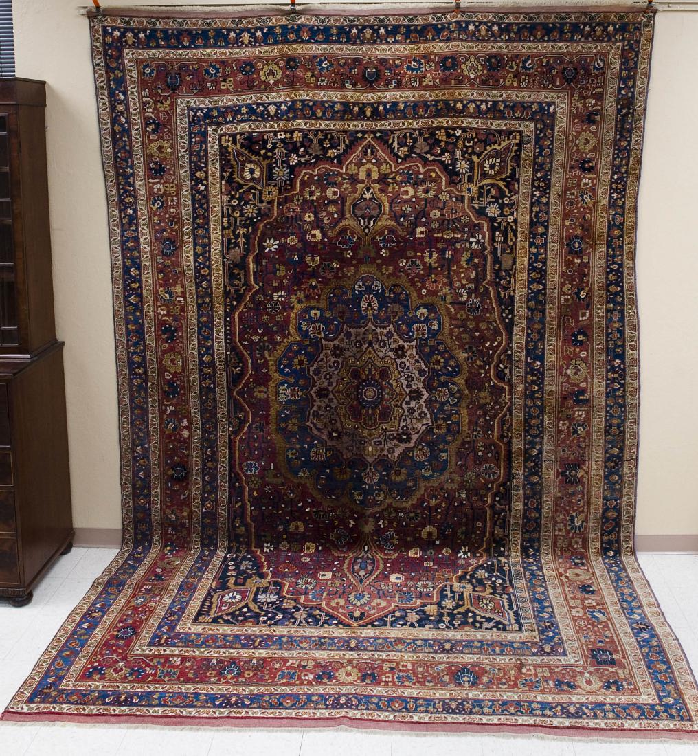 Persian Hand Knotted Rug.