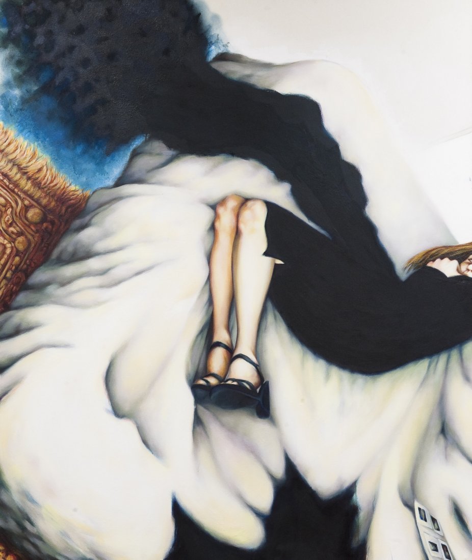 Stephen Wright Oil on Canvas, "Knees".