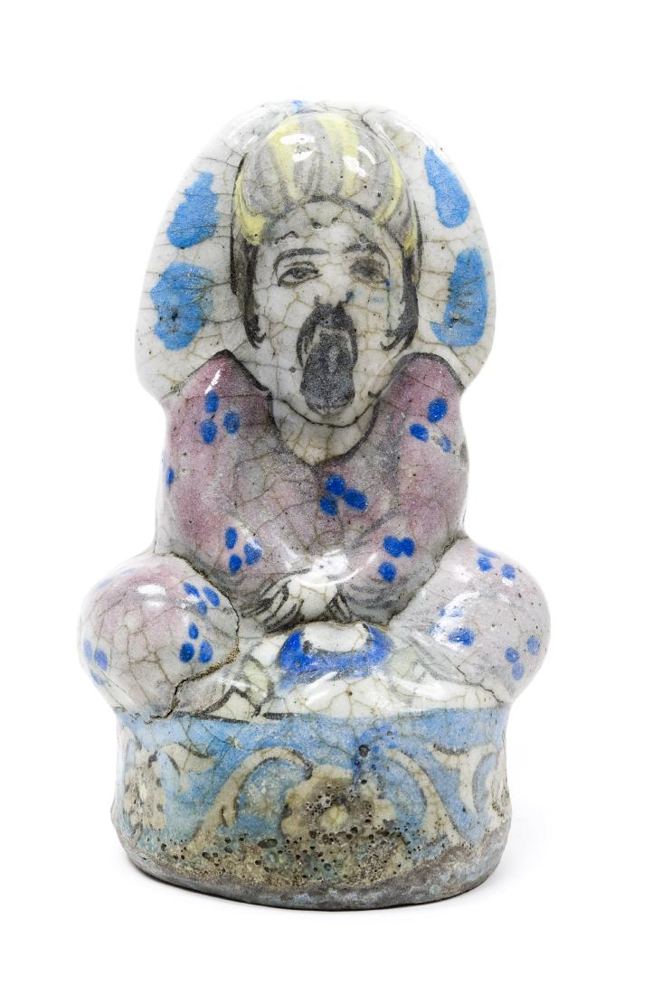 Oriental Ceramic Seated Figure.