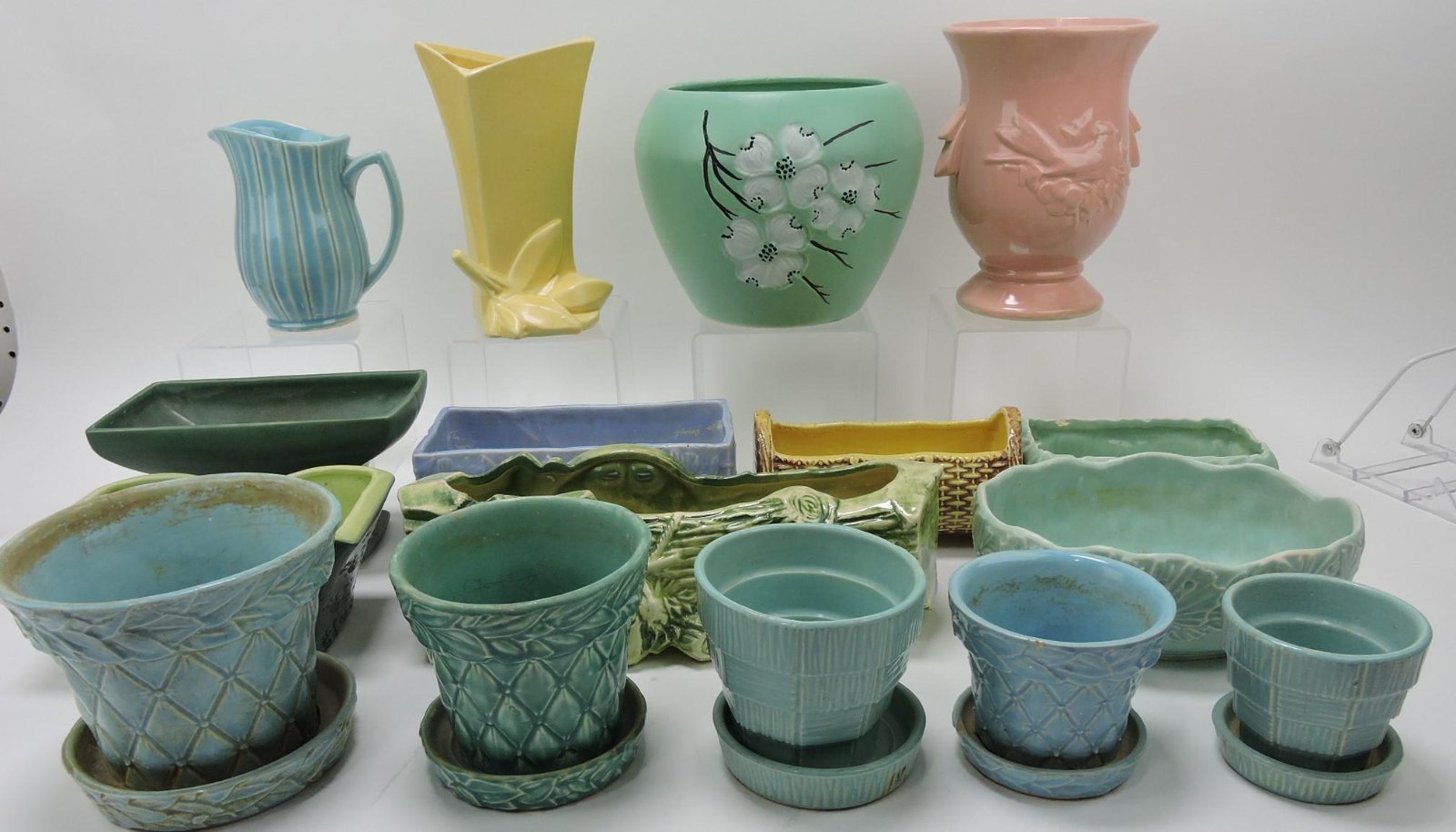 McCoy pottery lot of 16 pieces