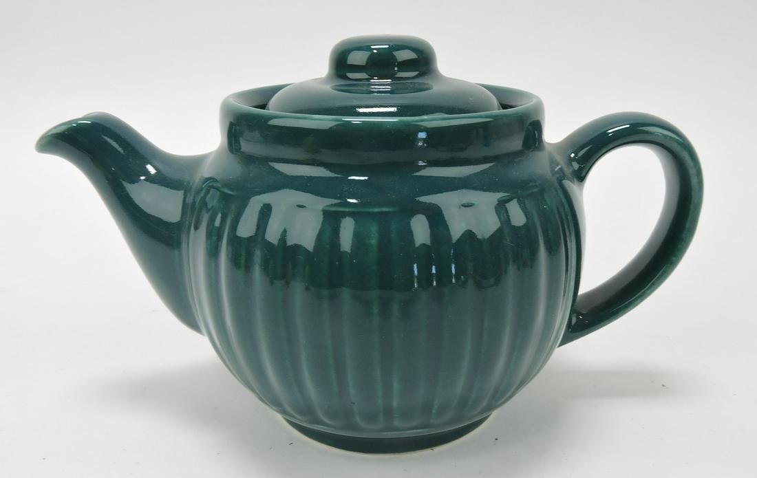 Hall China Everson ribbed teapot, sample,