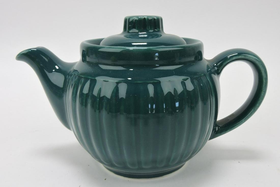 Hall China Everson ribbed teapot, sample,