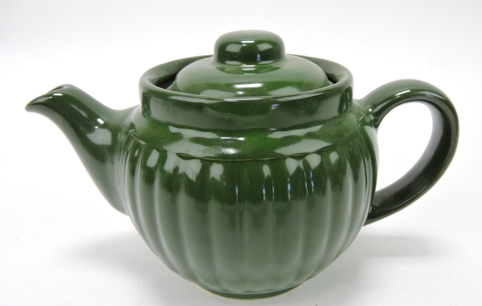 Hall China Everson ribbed teapot, sample,