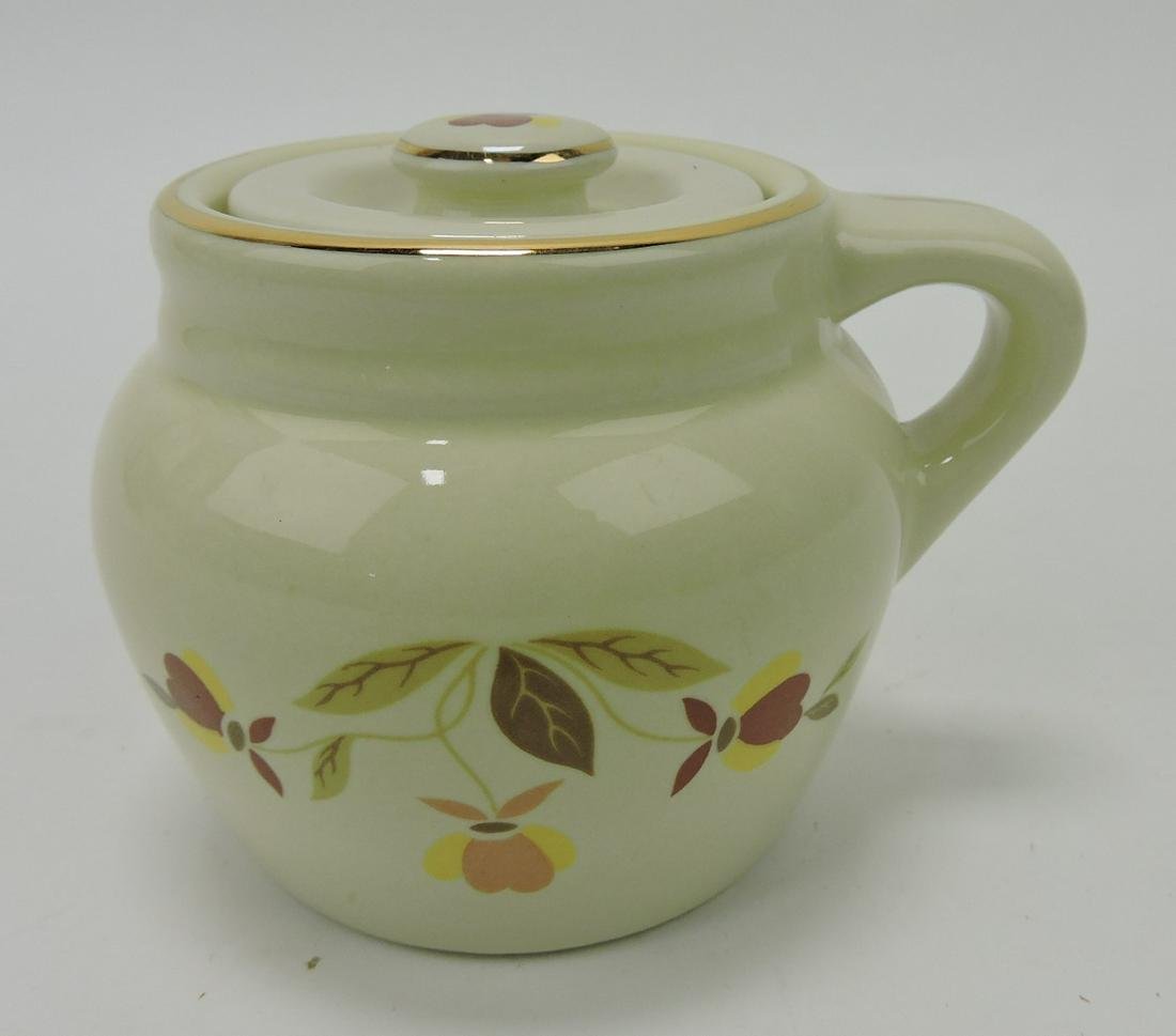 Hall China Autumn Leaf lot of 10 jam pots