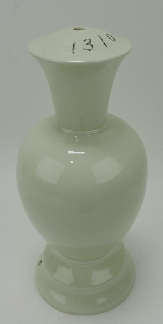 Hall China lamp base sample marked #1310