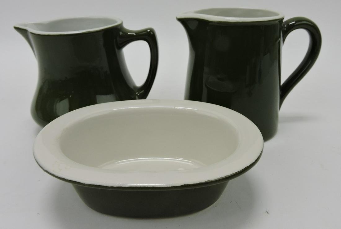 Hall China greenware lot of 2 shop sample
