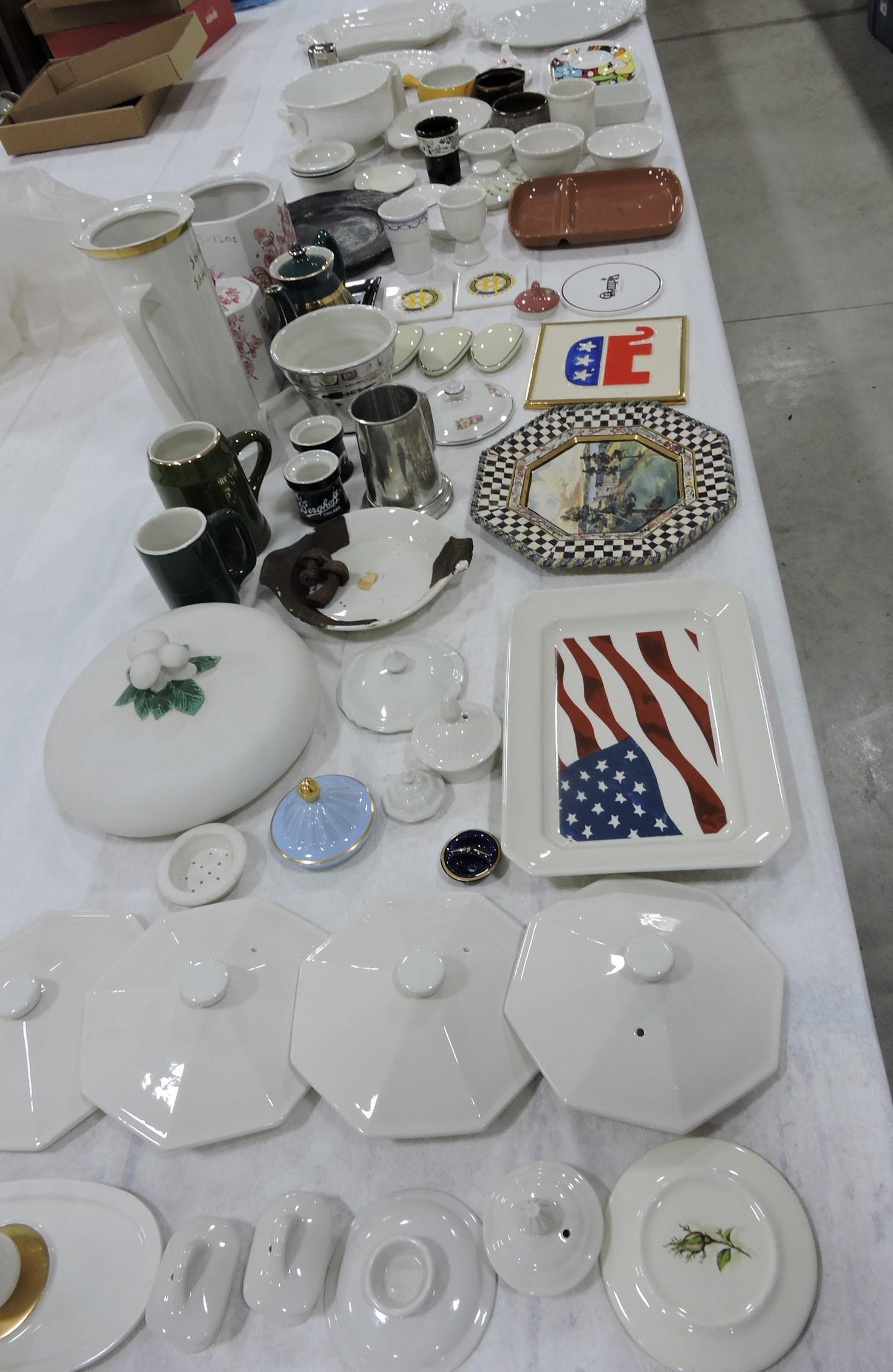 Hall China lot of 67 assorted wares,