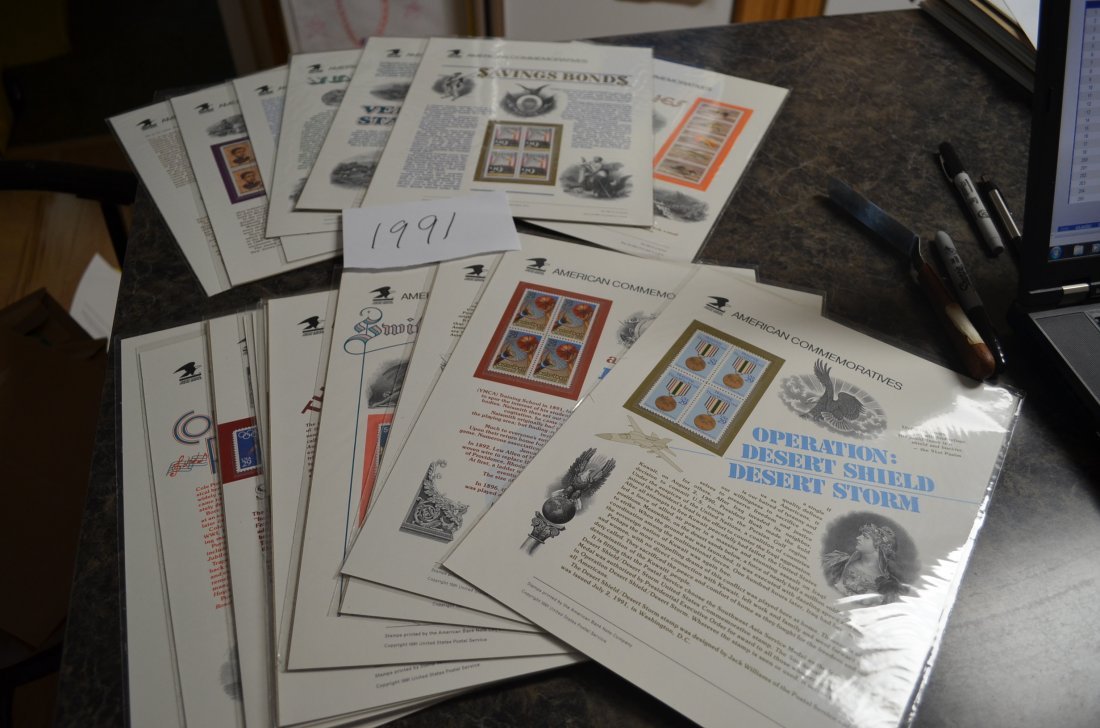 USPS American Commemoratives stamps 1991