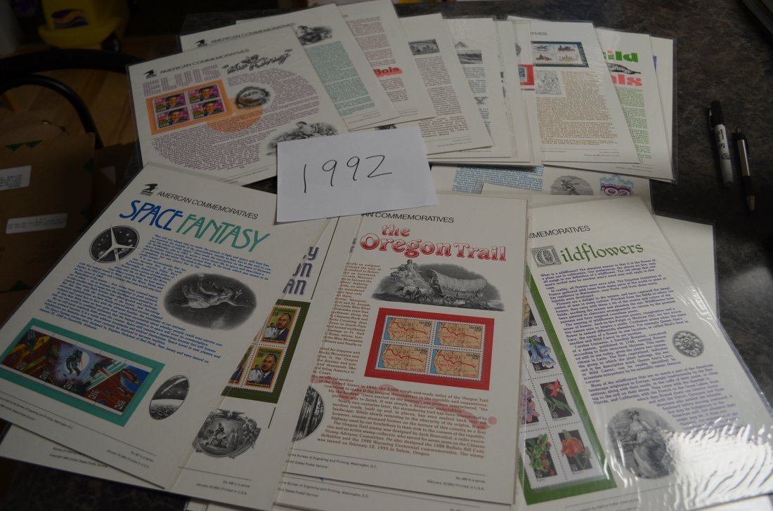 USPS American Commemoratives stamps 1992