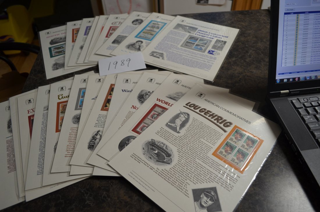USPS American Commemoratives stamps 1989