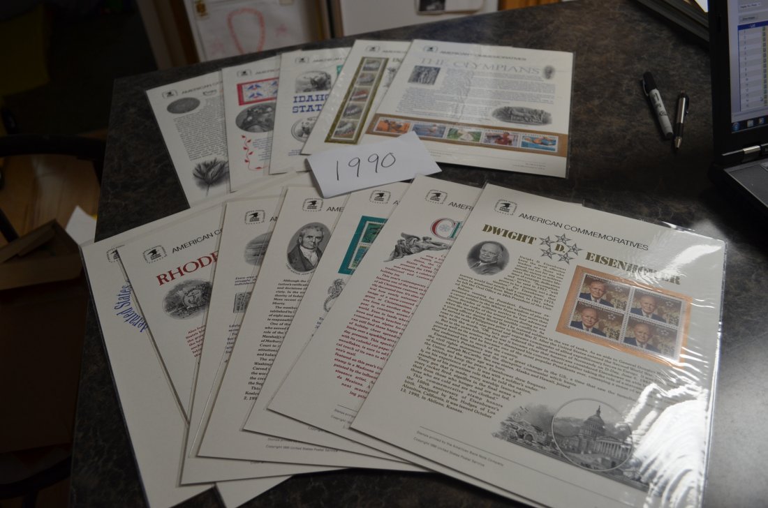 USPS American Commemoratives stamps 1990