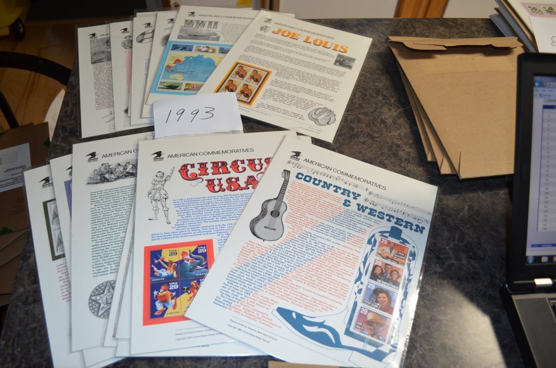 USPS American Commemoratives stamps 1993