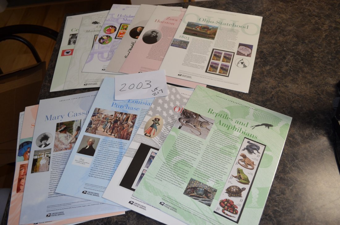USPS American Commemoratives stamps 2003
