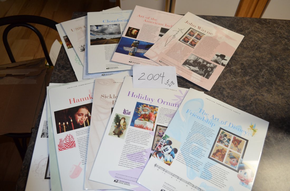 USPS American Commemorative stamps 2004