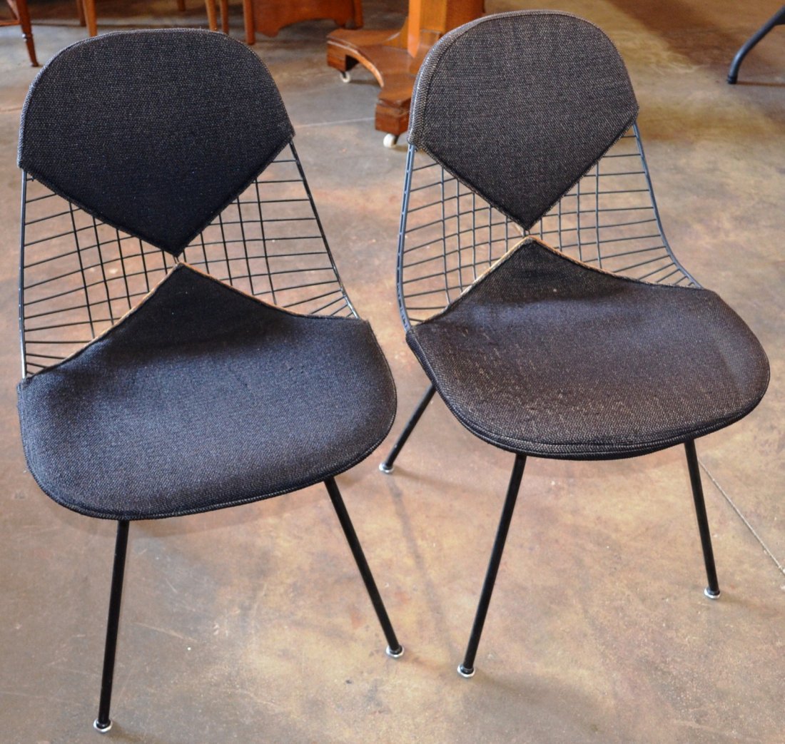 (4) Herman Miller bikini chairs - Eames era